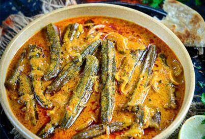 sambhar masala bhindi fry